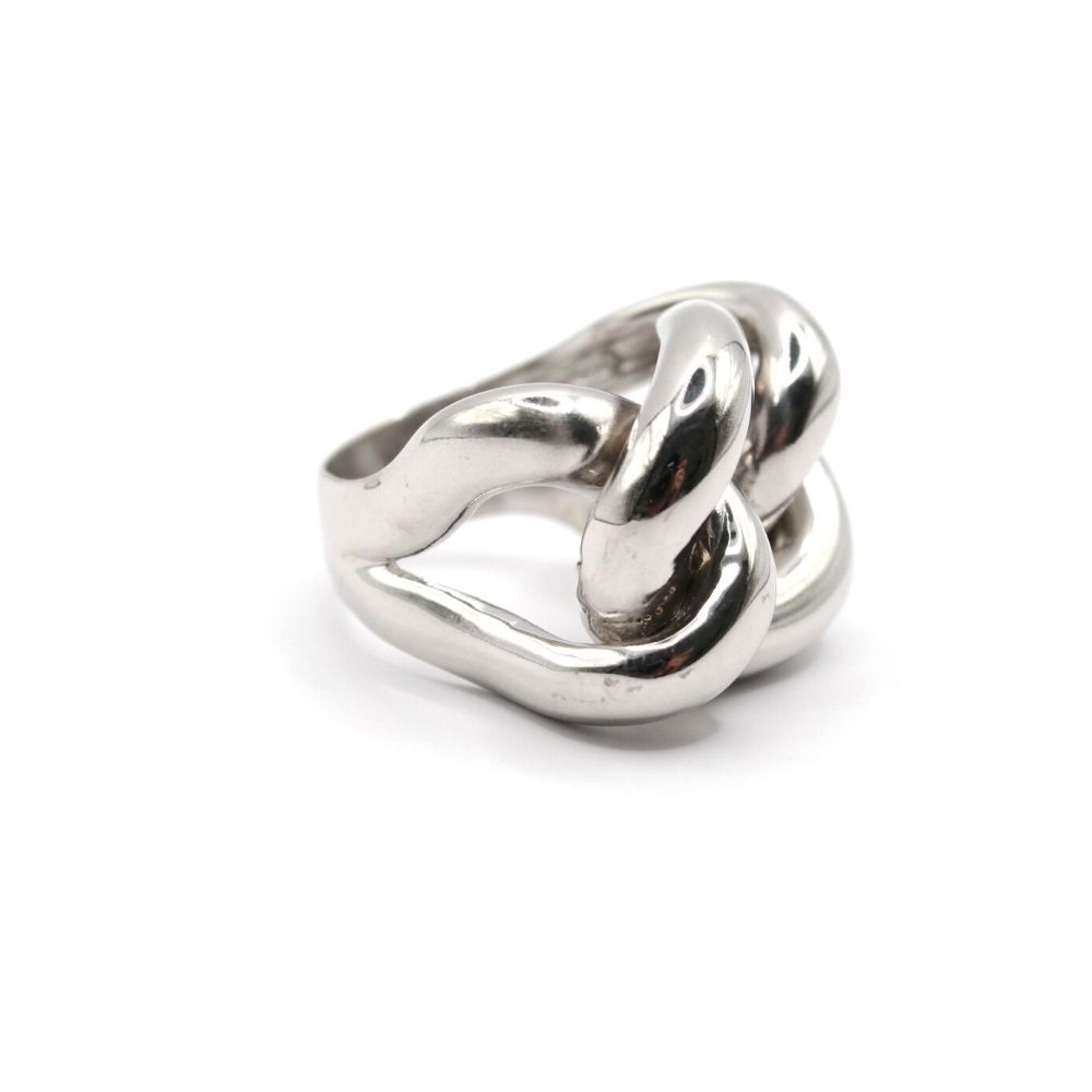 anello impilabile anello della catena delicata regalo per lei, Anello della catena in oro 14 carati Gioielli Anelli Anelli sovrapponibili anello della catena del cordolo 